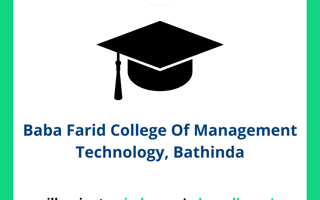 Baba Farid College Of Management Technology BFCMT, Bathinda