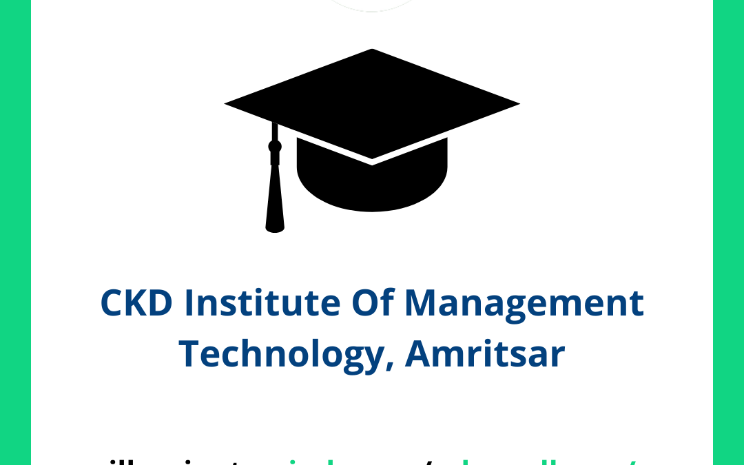 CKD Institute Of Management Technology, Amritsar