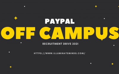 PayPal Off Campus Recruitment Drive 2021 | Off Campus