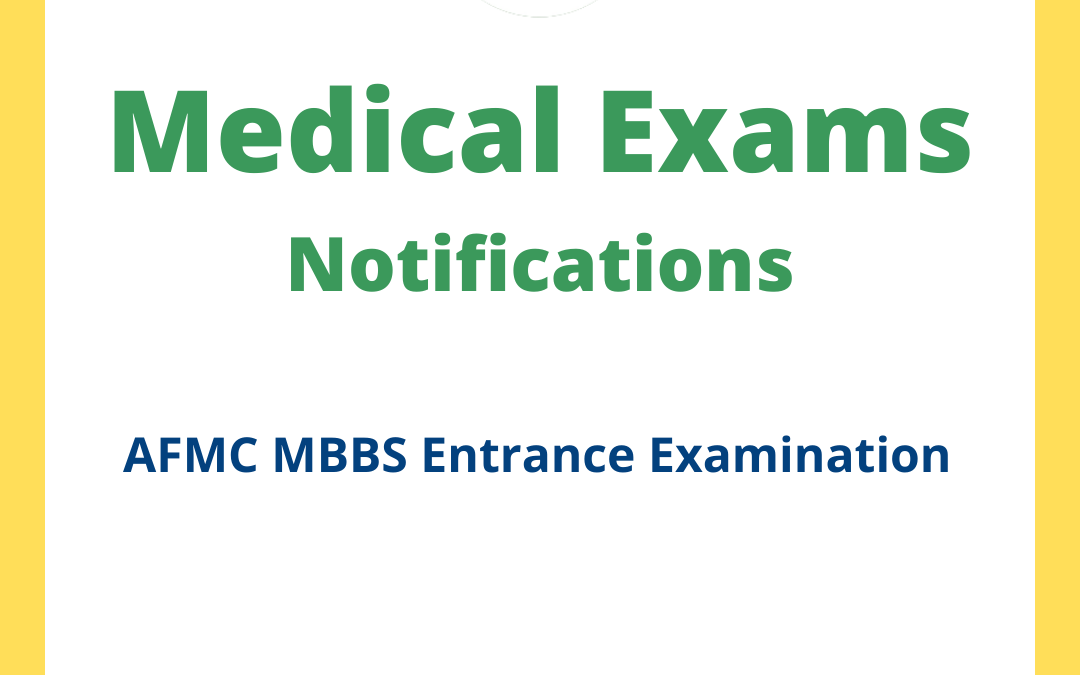 AFMC MBBS Entrance Examination