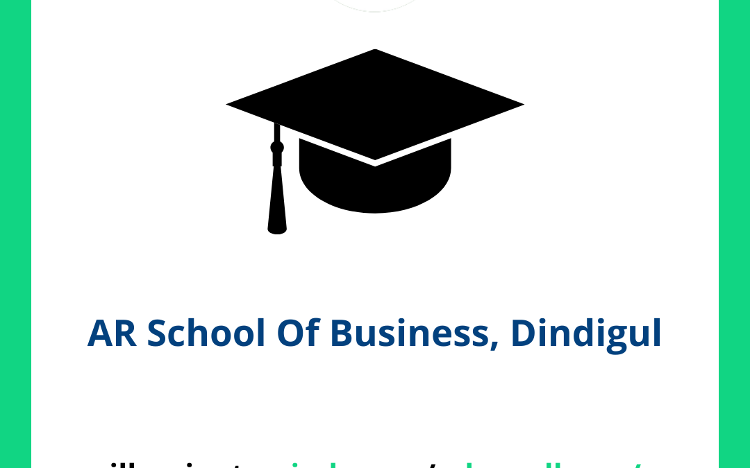 AR School Of Business, Dindigul