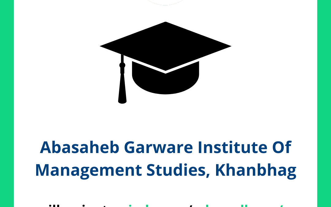 Abasaheb Garware Institute Of Management Studies, Khanbhag