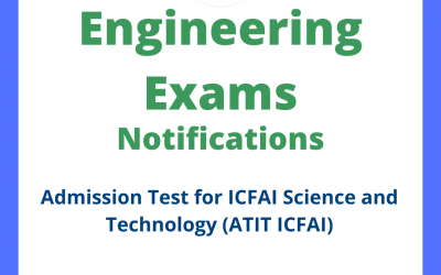 Admission Test for ICFAI Science and Technology (ATIT ICFAI)