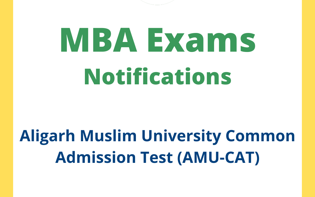 Aligarh Muslim University Common Admission Test (AMU-CAT)