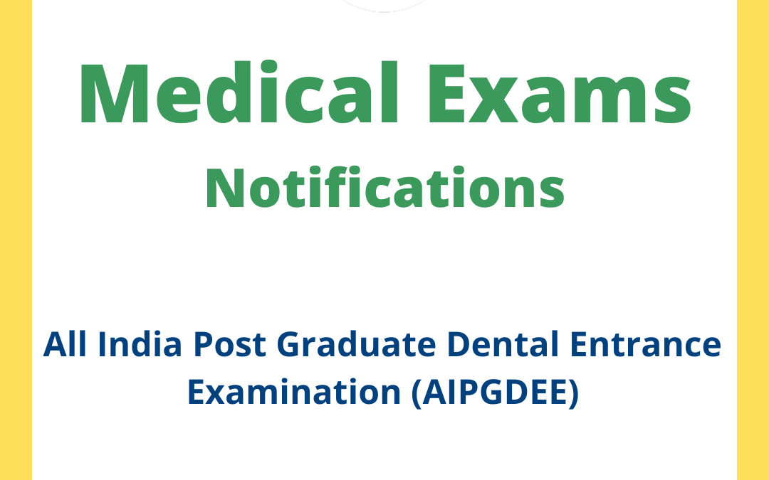 All India Post Graduate Dental Entrance Examination (AIPGDEE)