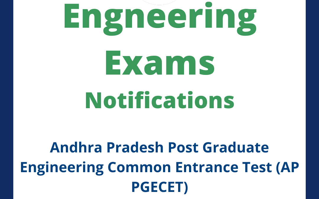Andhra Pradesh Post Graduate Engineering Common Entrance Test (AP PGECET)