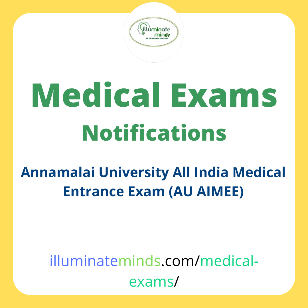 Annamalai University All India Medical Entrance Exam (AU AIMEE