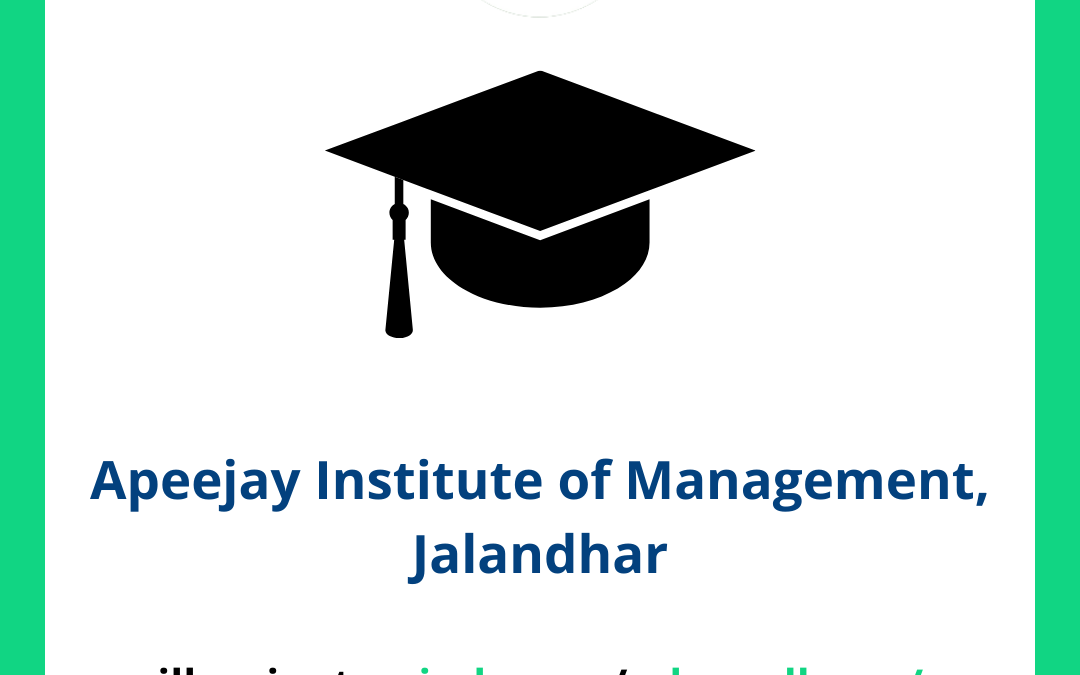 Apeejay Institute of Management, Jalandhar
