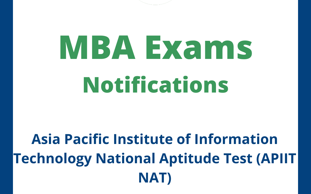 Asia Pacific Institute of Information Technology National Aptitude Test (APIIT NAT)