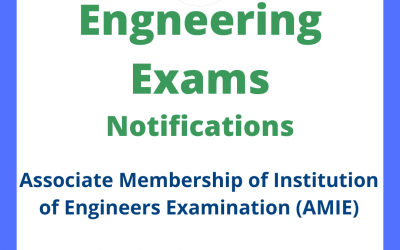Associate Membership of Institution of Engineers Examination (AMIE)