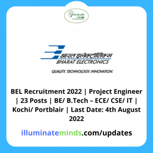 BEL Recruitment 2022