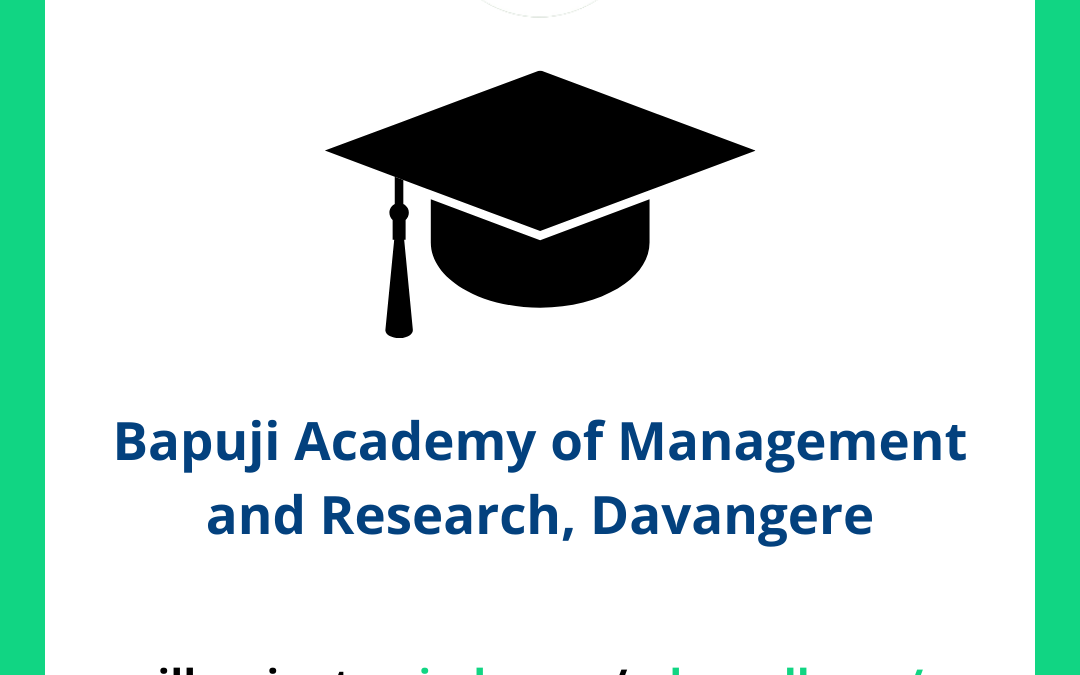 Bapuji Academy of Management and Research BAMR, Davangere
