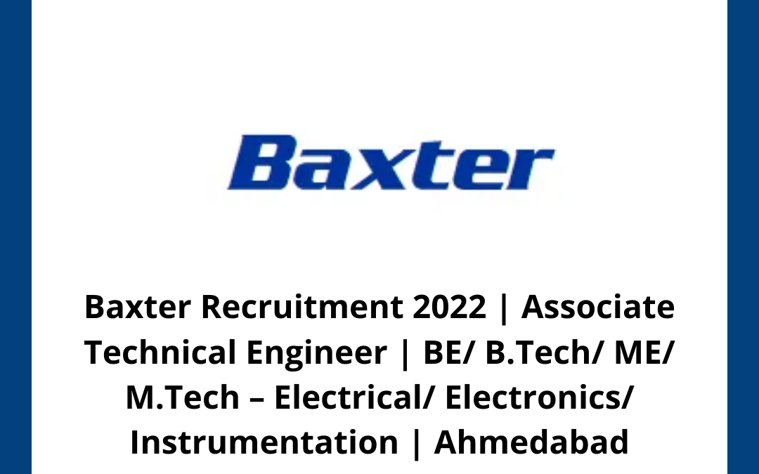 Baxter Recruitment 2022