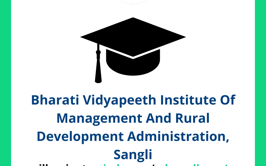 Bharati Vidyapeeth Institute Of Management And Rural Development Administration, Sangli