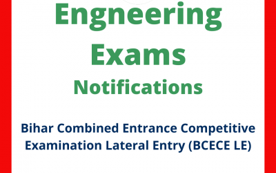 Bihar Combined Entrance Competitive Examination Lateral Entry (BCECE LE)