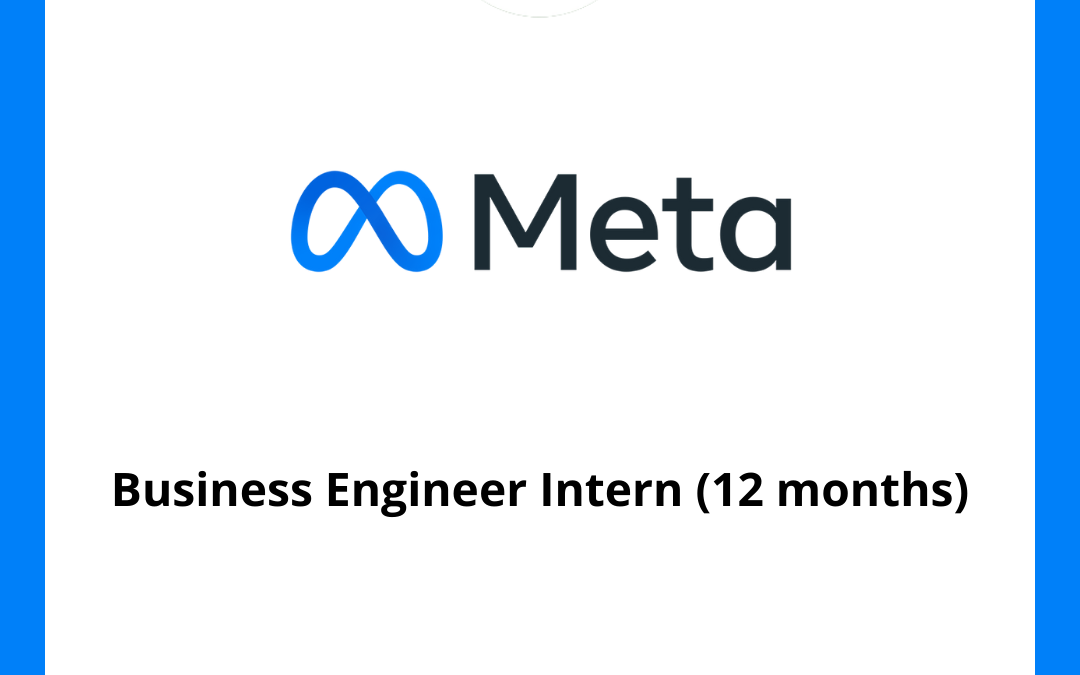 Business Engineer Intern (12 months)