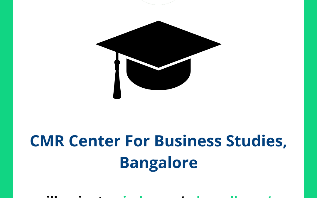 CMR Center For Business Studies, Bangalore
