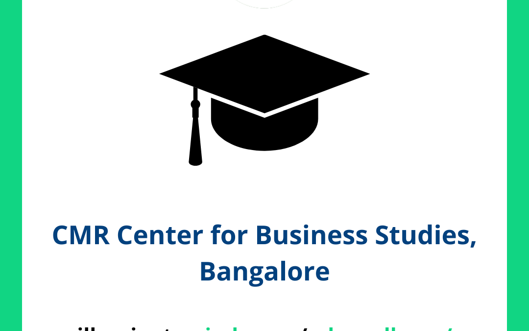 CMR Center for Business Studies CMRCBS, Bangalore