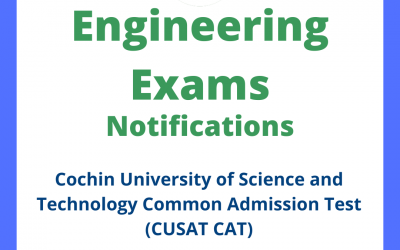 Cochin University of Science and Technology Common Admission Test (CUSAT CAT)