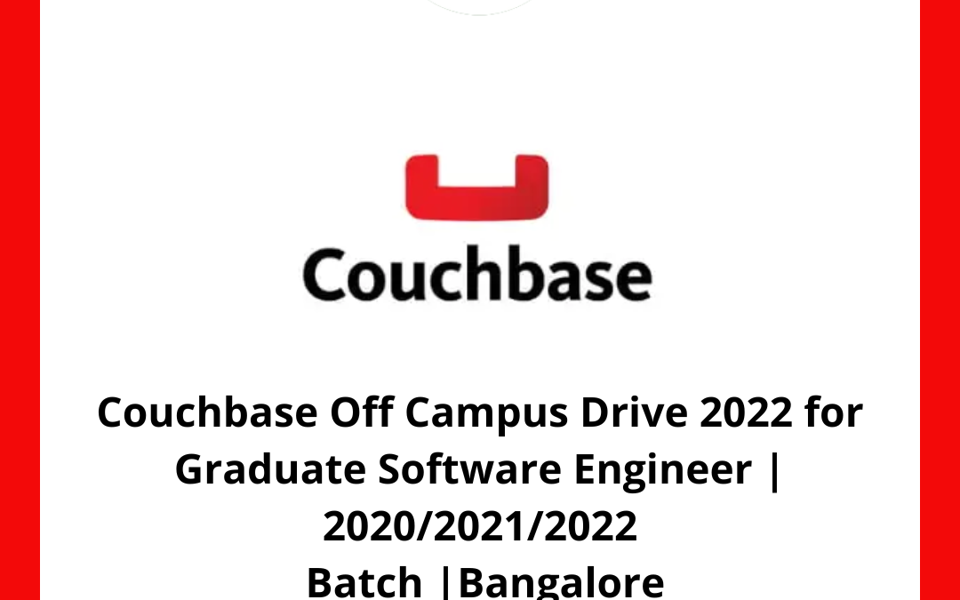 Couchbase Off Campus Drive 2022