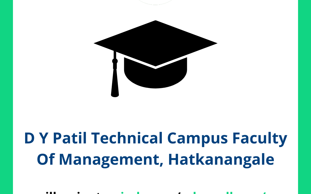 D Y Patil Technical Campus Faculty Of Management, Hatkanangale