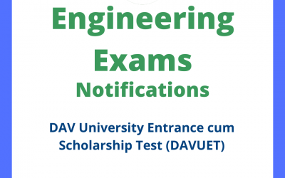 DAV University Entrance cum Scholarship Test (DAVUET)
