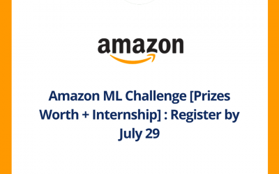 Amazon ML Challenge [Prizes Worth + Internship] : Register by July 29