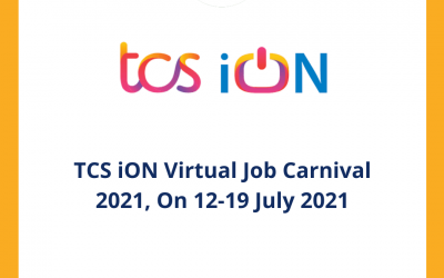 TCS iON Virtual Job Carnival 2021, On 12-19 July 2021