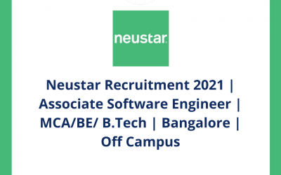 Neustar Recruitment 2021 | Associate Software Engineer | MCA/BE/ B.Tech | Bangalore | Off Campus