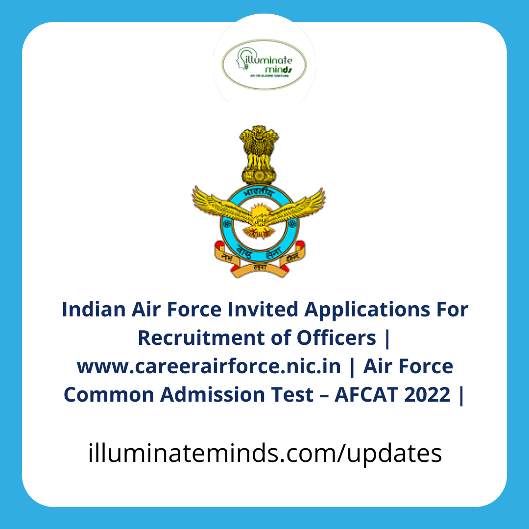 Indian Air Force Invited Applications For Recruitment of Officers | Air ...