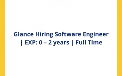 Glance Hiring Software Engineer | EXP: 0 – 2 years | Full Time