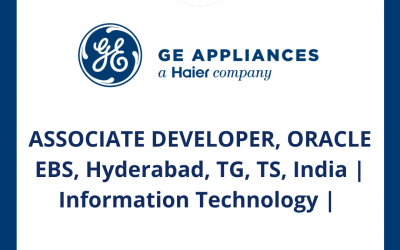 ASSOCIATE DEVELOPER, ORACLE EBS Hyderabad, TG, TS, India  |  Information Technology  |  ID: REQ-8018 | Off Campus
