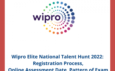 Wipro Elite National Talent Hunt 2022: Registration Process, Online Assessment Date, Pattern of Exam