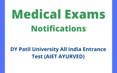 DY Patil University All India Entrance Test (AIET AYURVED)
