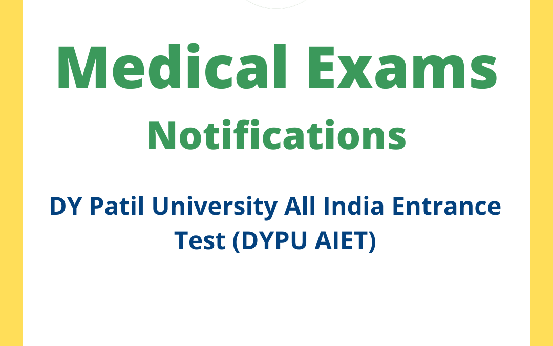DY Patil University All India Entrance Test (DYPU AIET)