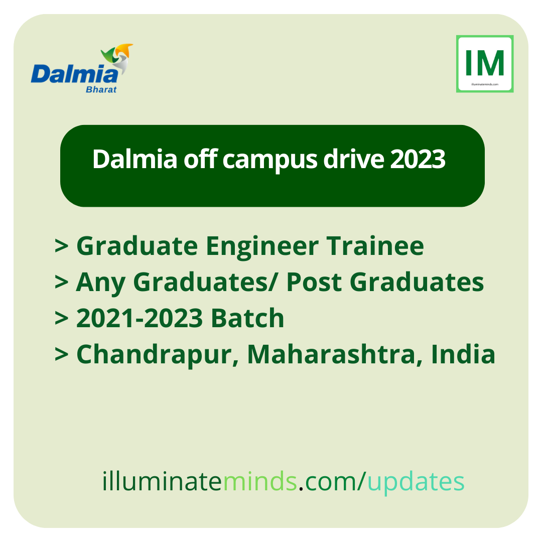 dalmia-off-campus-drive-2023-graduate-engineer-trainee-any