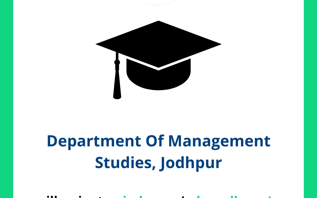 Department Of Management Studies, Jodhpur