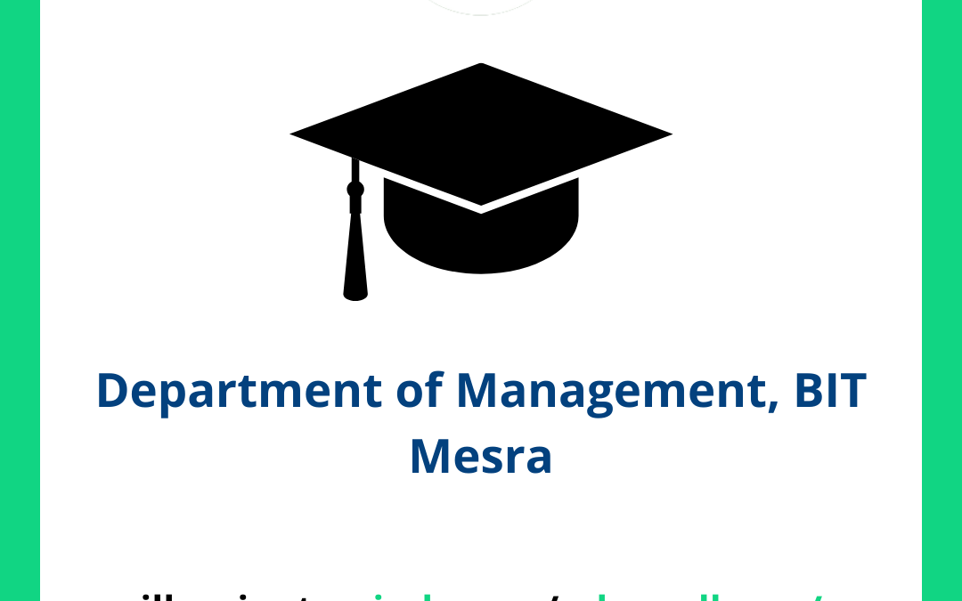 Department of Management, BIT Mesra