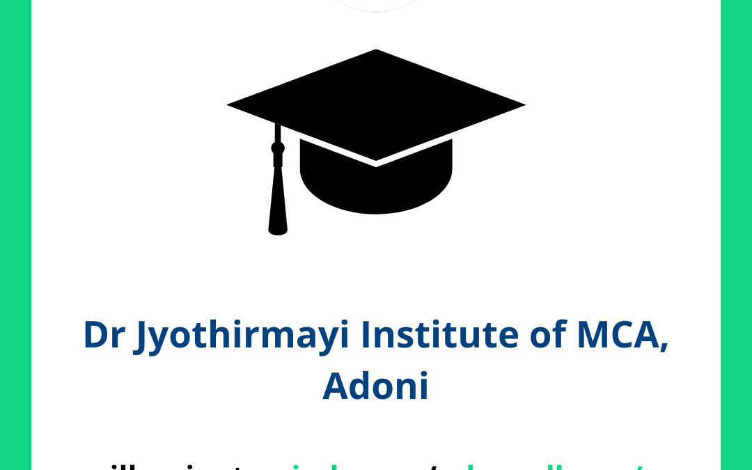 Dr Jyothirmayi Institute of MCA, Adoni