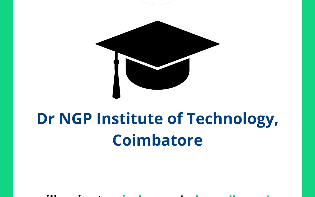 Dr NGP Institute of Technology, Coimbatore