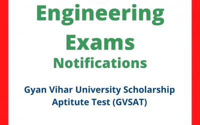 Gyan Vihar University Scholarship Aptitute Test (GVSAT)