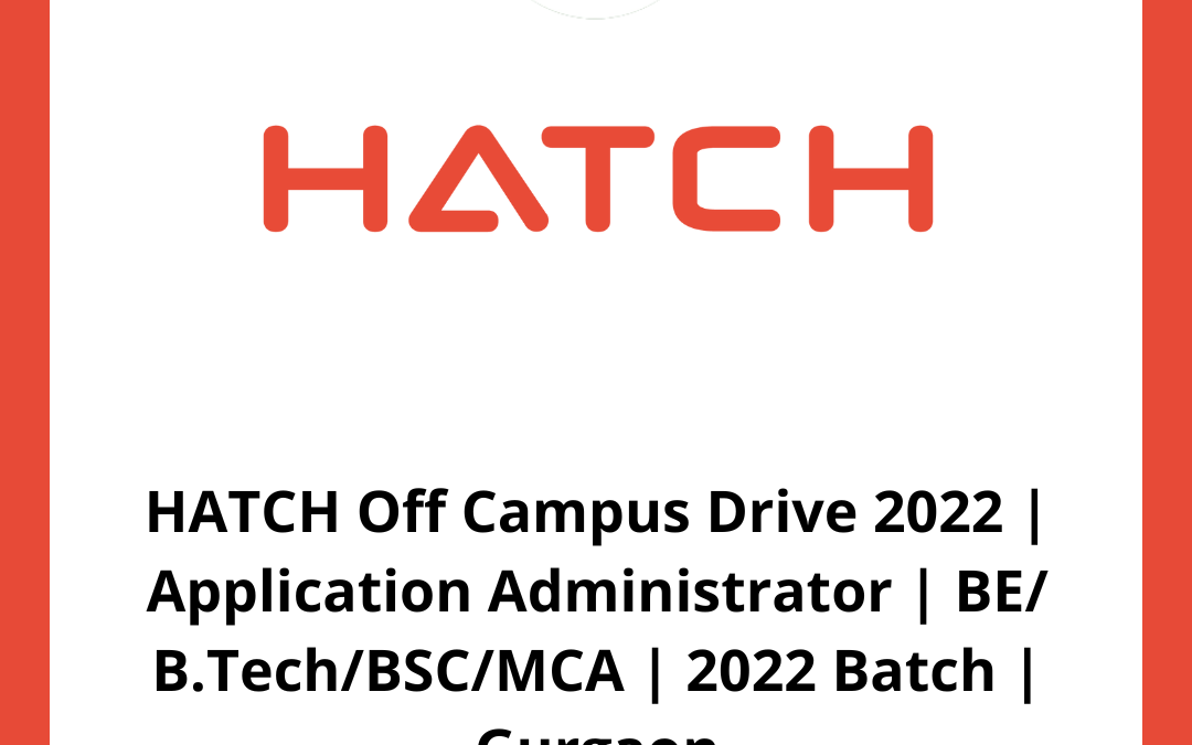 HATCH Off Campus Drive 2022