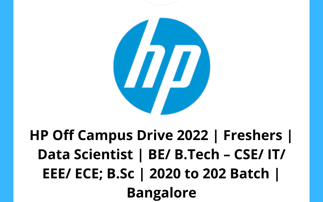 HP Off Campus Drive 2022
