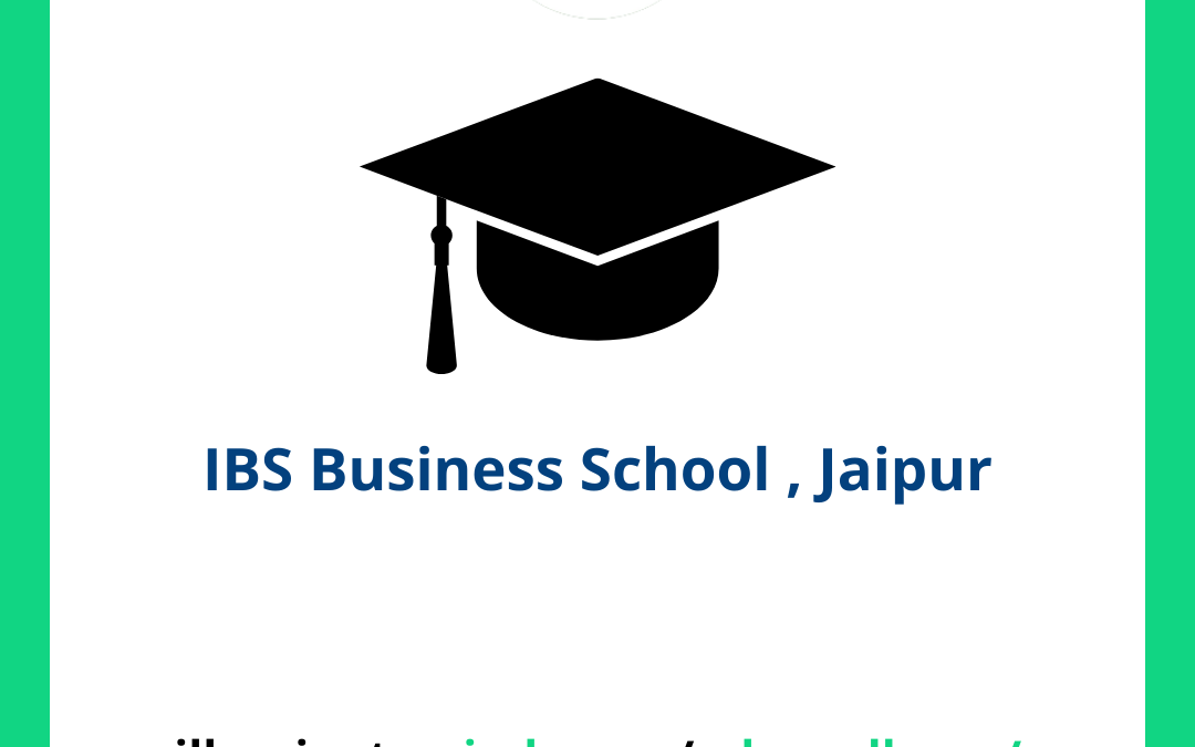 IBS Business School IBS , Jaipur