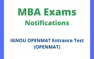 IGNOU OPENMAT Entrance Test (OPENMAT)