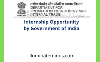 DPIIT Internship Scheme 2021 | Ministry of Commerce and Industry | Stipend Rs.10,000