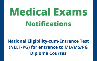 National Eligibility-cum-Entrance Test (NEET-PG) for entrance to MD/MS/PG Diploma Courses