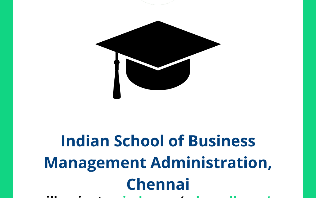 Indian School of Business Management Administration ISBM, Chennai