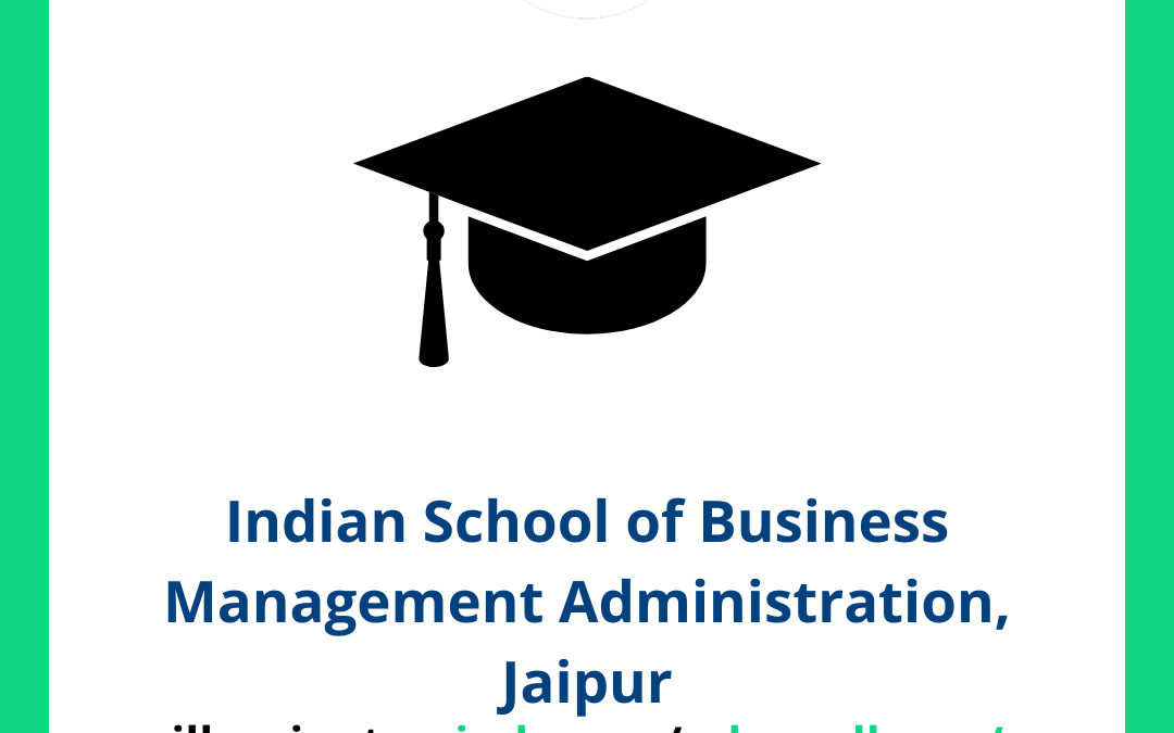Indian School of Business Management Administration ISBM, Jaipur