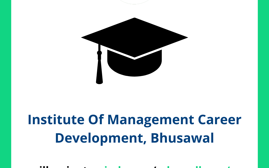 Institute Of Management Career Development, Bhusawal
